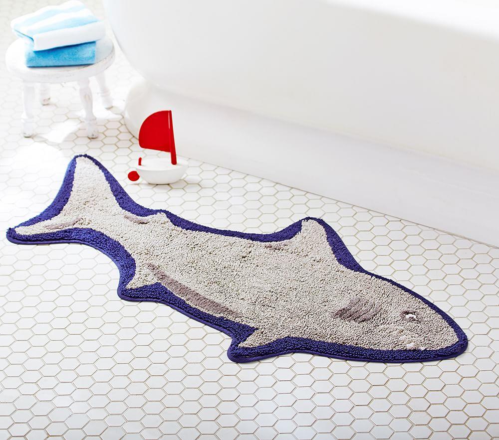 Shark Shaped Bath Mat